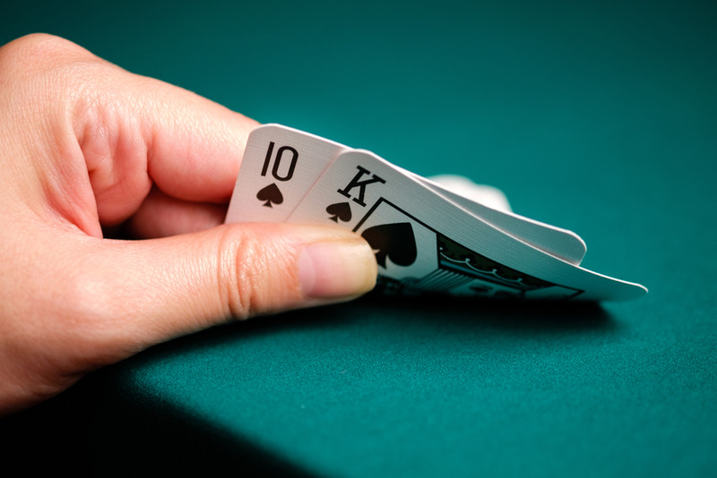 Play a Double Down in Blackjack