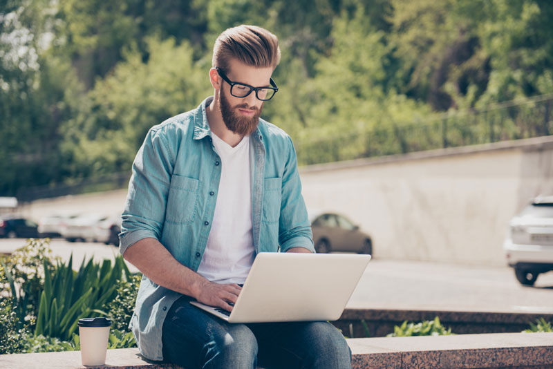 Online Gambler On Social Media